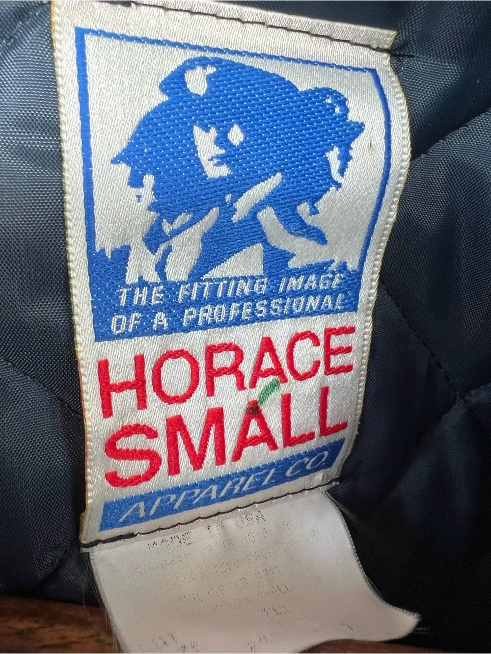 Vintage Horace Small Quilted Bomber Jacket Liner Made in USA